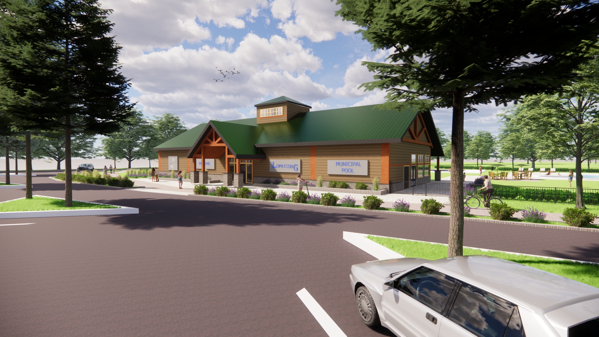 Lopatcong Bathhouse Front
